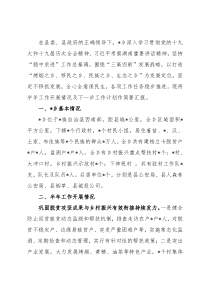 乡人民政府2022年上半年工作汇报