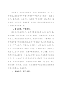 县挂职干部工作总结