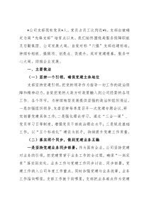 党建引领促发展 凝心聚力求实效——非公党支部党建汇报材料