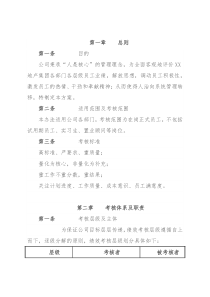 某地产集团绩效考核管理制度