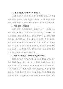 农业科教服务中心工作汇报