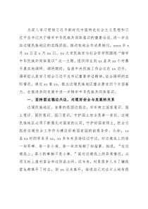 对X边境民族地区实地调研报告