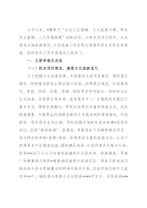 镇推进文化旅游工作情况汇报