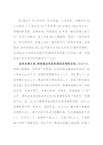 工作汇报：打造“党建+”品牌助推乡村振兴