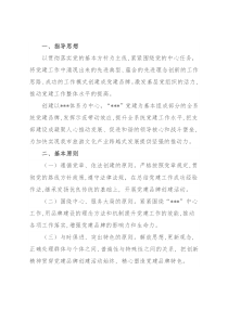 某支部党建品牌创建工作实施方案