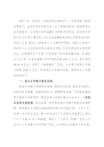 关于实施乡村振兴战略工作情况报告