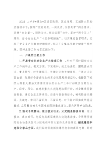 镇2022上半年安全生产工作总结汇报