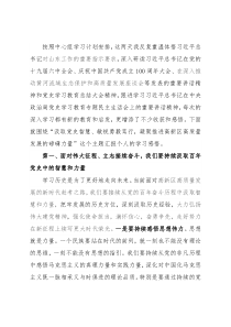 开发区党工委书记专题民主生活会会前研讨发言材料