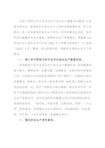 安监局2022年安全生产工作要点