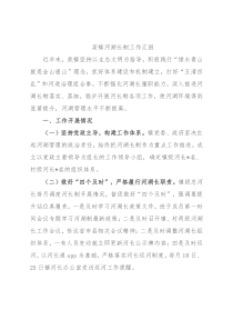 某镇河湖长制工作汇报