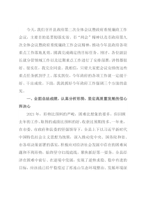 常务副县长在县政府第二次全体会议暨政府系统廉政工作会议上的讲话
