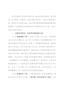 市作风建设专项活动汇报材料