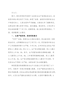 在全市安全生产工作暨消防安全工作电视电话会议上的讲话