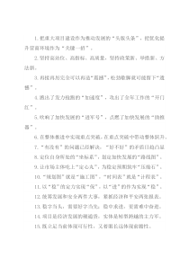 “头版头条”“关键一招”：经济发展类过渡句50例