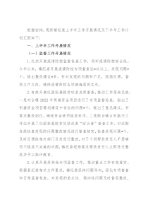 镇纪委2022年上半年工作总结和下半年工作计划