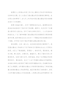 关于重点整治项目进展情况的调研报告
