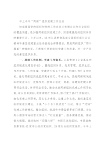 市上半年“两新”组织党建工作总结