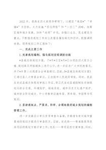 县城市管理工作规划情况汇报