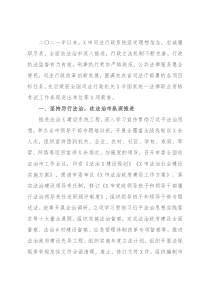 市司法局2021年工作总结