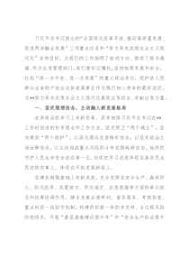 座谈发言：勇立潮头勇毅前行以高水平安全保障服务高质量发展