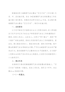 城镇燃气安全整治“百日行动”实施方案