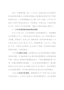 公司董事长在集团年度务虚会上的发言