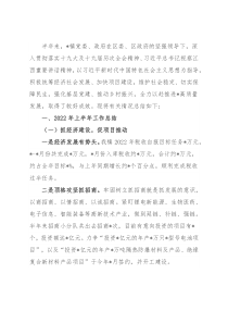 镇党委年中工作汇报材料