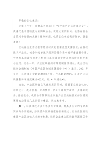 在2022年产业区块链大会上的讲话