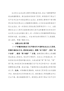 在市委常委班子民主生活会上的发言提纲