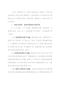 县审计局2022年工作总结和2023年工作思路