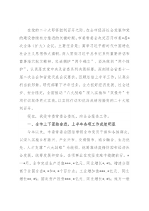 市委书记在市委全会上的报告