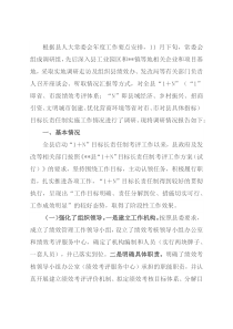 关于全县“1＋N”目标长责任制实施工作情况的调研报告